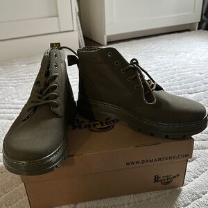 Dr. Martens Men's Olive Boots